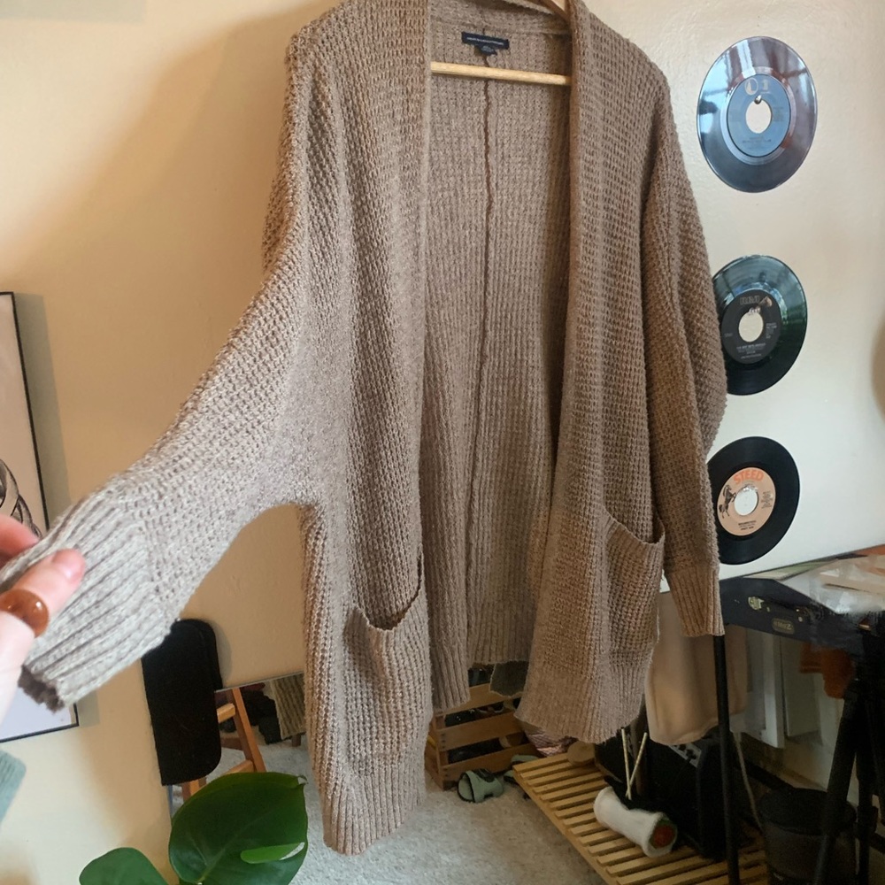 American Eagle slouchy oversized knit cardigan